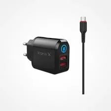 Inkax Chargeur rapide USB Type-C PD 20W compatible avec iPhone 12