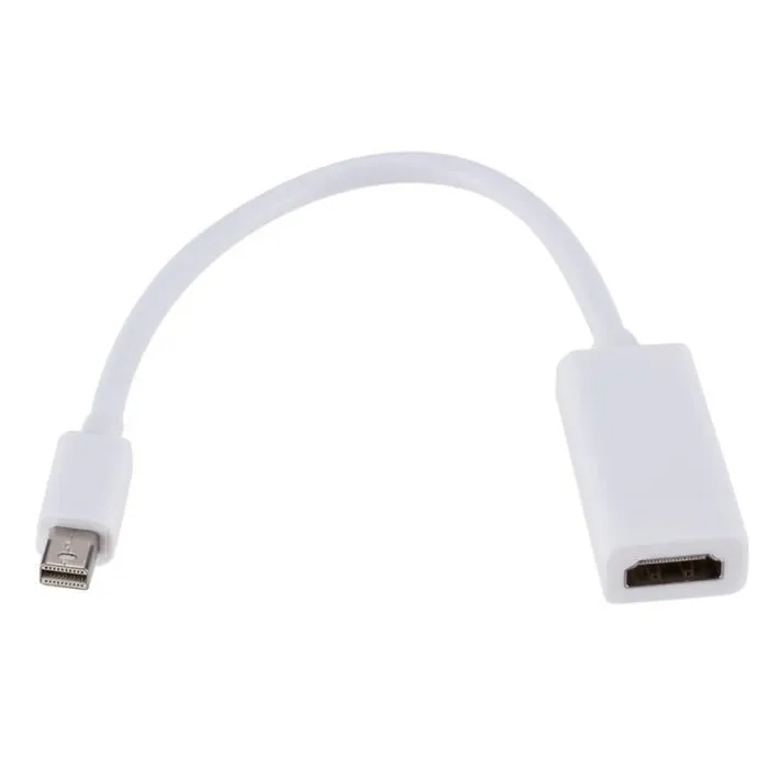 Adaptateur de Mini Display Port (DP) vers HDMI femelle pour